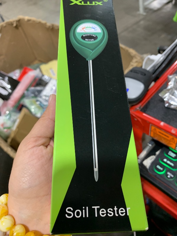 Photo 1 of XLUX Soil Moisture Meter, Plant Water Monitor, Hygrometer Sensor for Gardening, Farming, Indoor and Outdoor Plants, No Batteries Required