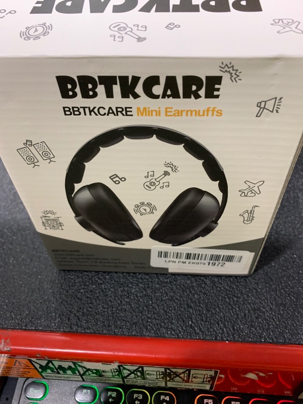 Photo 1 of BBTKCARE Baby Headphones Noise Cancelling Headphones for Babies for 3 Months to 3 Years (Black)