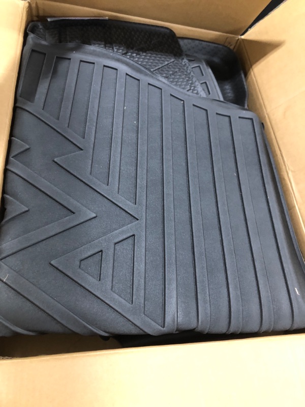 Photo 1 of Powerty Floor Mat for Toyota RAV4 2019-2025, All Weather Cargo Mat Trunk Mat Liner with Backrest Mat Replacement for 2019-2025 Toyota RAV4 Accessories (Trunk Mat+Backrest Mat+Floor Mat)