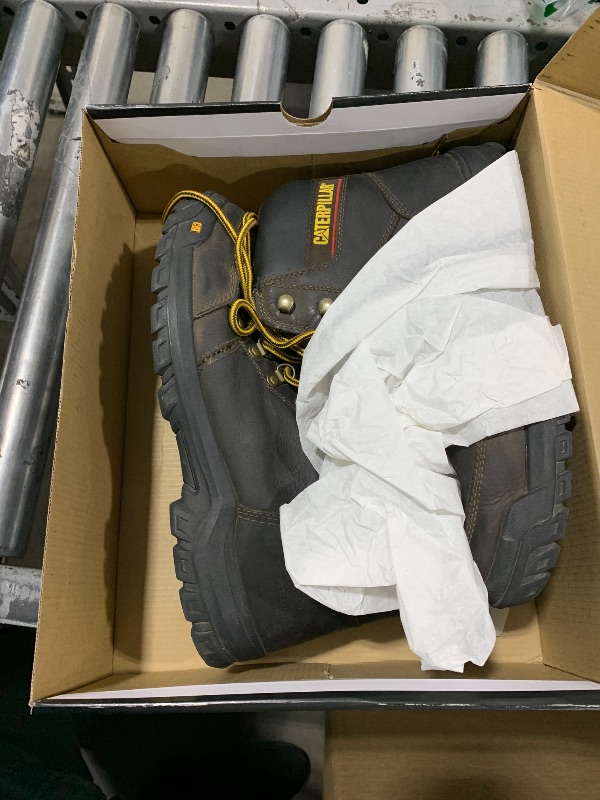 Photo 1 of Cat Footwear Men's Outline Soft Toe Work Boot, Seal Brown, 12
