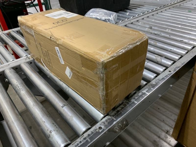 Photo 1 of OCG 4-Tier Pull Out Kitchen Cabinet Spice Rack Holder Shelves (8" W x 21" D), Slide Out Slim Storage Wire Baskets for Storage Organization, Narrow Pull Out Storage for Narrow Space