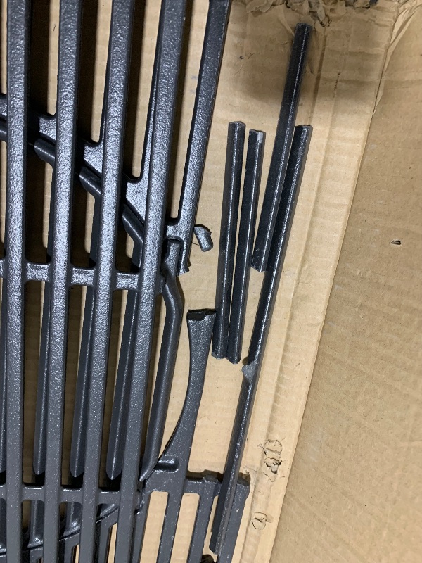 Photo 1 of KEESHA BBQ Gourmet System Cooking Grate Replacement for Weber Genesis II 300 and Genesis II LX 300 Series Gas Grills, Cast Iron Grid Grate Perfect for Weber Genesis II S/E-310 315 320 335