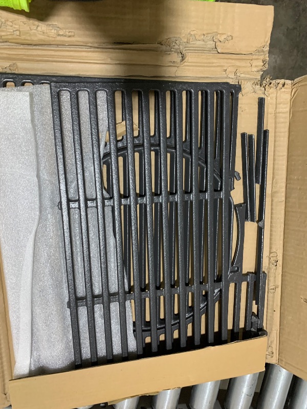 Photo 1 of KEESHA BBQ Gourmet System Cooking Grate Replacement for Weber Genesis II 300 and Genesis II LX 300 Series Gas Grills, Cast Iron Grid Grate Perfect for Weber Genesis II S/E-310 315 320 335