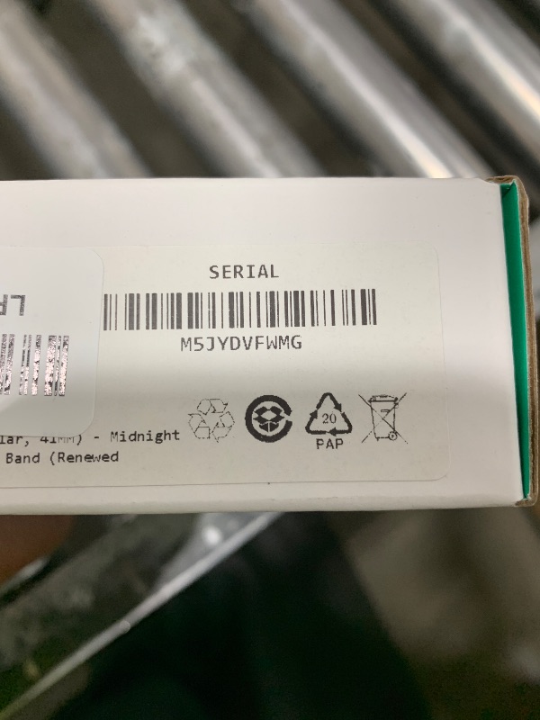 Photo 1 of Apple Watch Series 8 (GPS + Cellular, 41MM) - Midnight Aluminum Case with Midnight M/L Sport Band (Renewed Premium)
