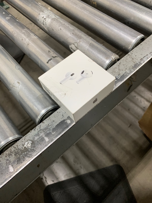 Photo 1 of Apple AirPods 4 Wireless Earbuds, Bluetooth Headphones, with Active Noise Cancellation, Adaptive Audio, Transparency Mode, Personalized Spatial Audio, USB-C Charging Case, Wireless Charging, H2 Chip