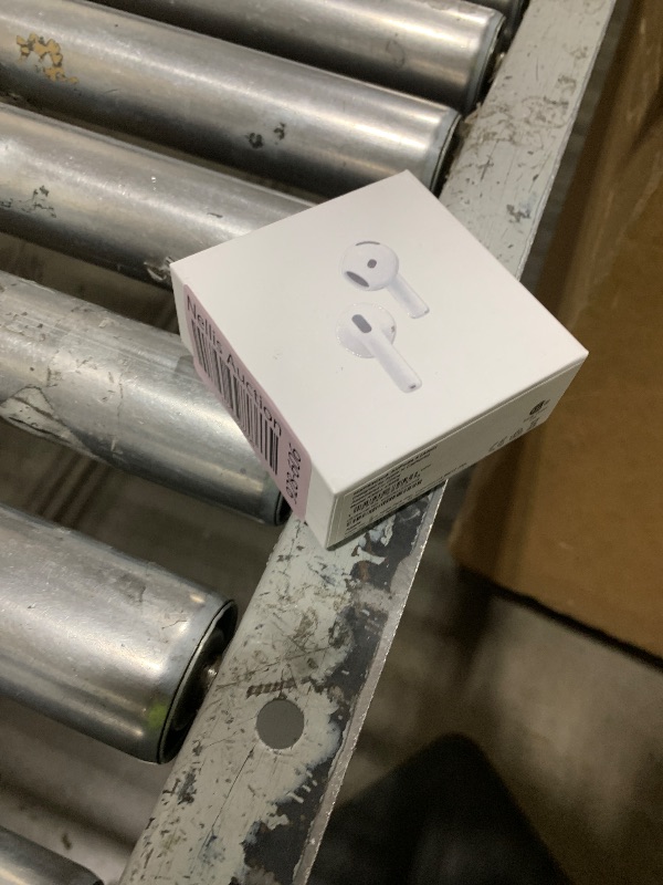 Photo 1 of Apple AirPods 4 Wireless Earbuds, Bluetooth Headphones, with Active Noise Cancellation, Adaptive Audio, Transparency Mode, Personalized Spatial Audio, USB-C Charging Case, Wireless Charging, H2 Chip  