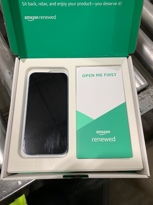 Photo 1 of Apple iPhone 13, 128GB, Blue - Unlocked (Renewed Premium)