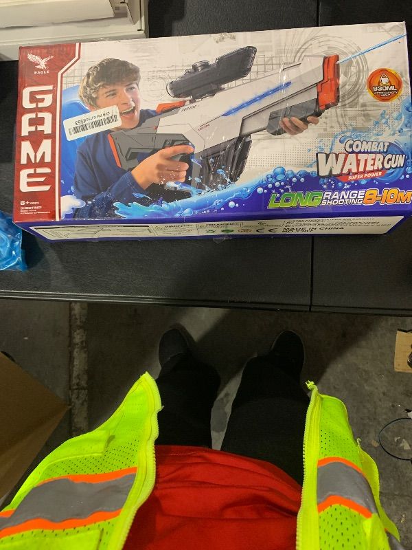 Photo 1 of Electric Water Gun for Adults Kids,Automatic Squirt Guns with Large Capacity,Powerful Water Squirt with 2Modular Battery, 26-32 FT Range,Summer Outdoor Shooting Game Pool Water Toy