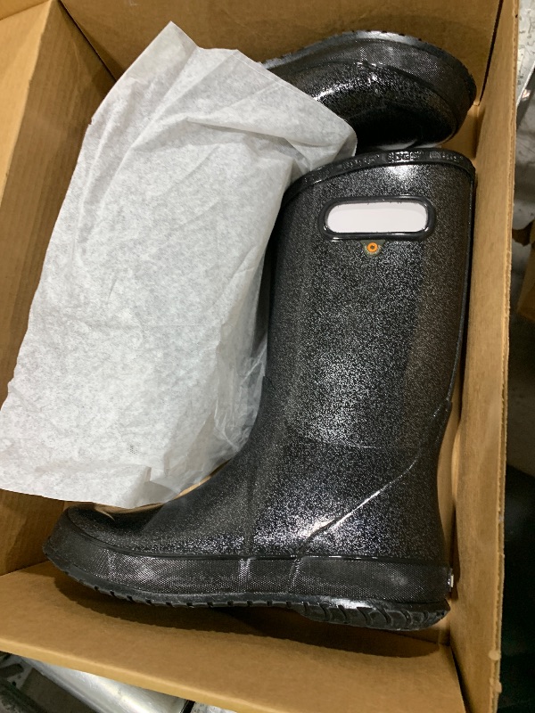 Photo 1 of BOGS Rainboot Glitter Women's Boot, 6 B(M) US, Black