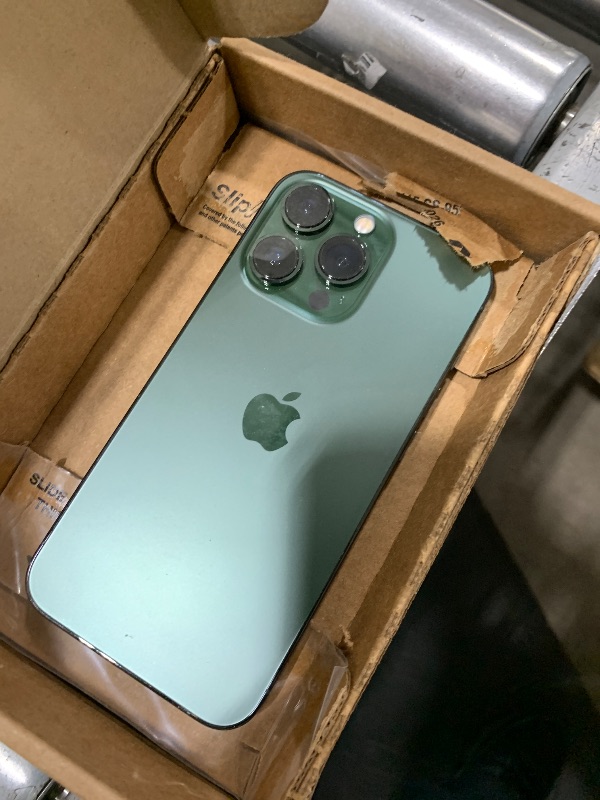 Photo 1 of Apple iPhone 13 Pro, 128GB, Alpine Green - Unlocked (Renewed)