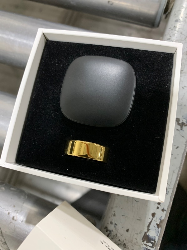 Photo 1 of Naughtbaby FitElf 3 Pro Smart Ring—Health & Fitness Tracker for Women & Men | Monitor Heart Rate, Sleep & Blood Pressure | IP68 Waterproof | 10-Day Battery | No Subscription Needed (Gold, 10)