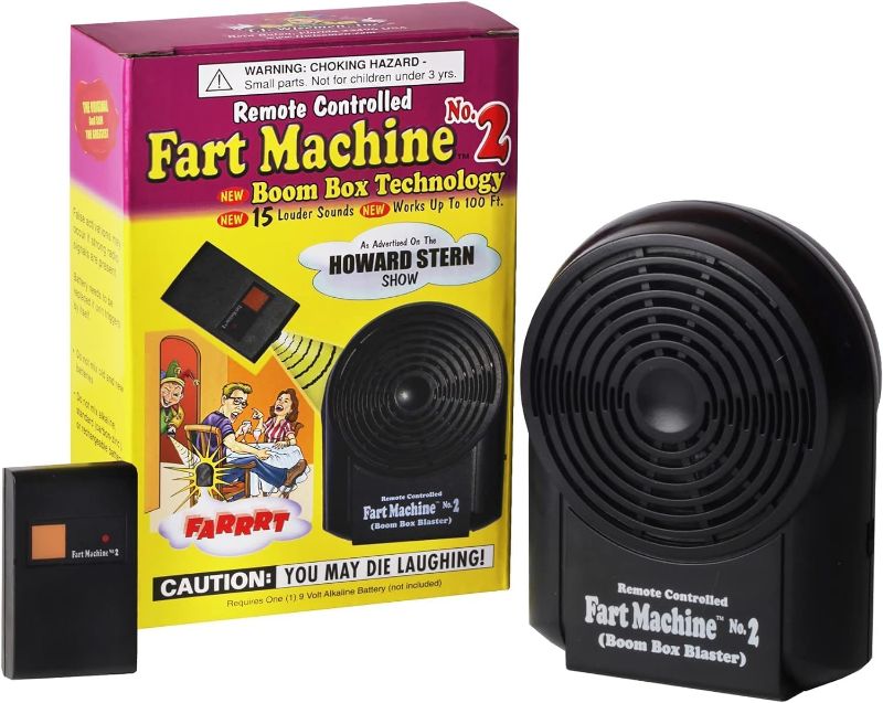 Photo 1 of Fart Machine #2 - The Original Remote Controlled Fart Machine with Boom Box Technology - 15 Realistic Sounds - Wireless with 100 ft Range
