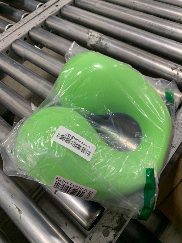 Photo 1 of COOLBEBE Kids Travel Neck Pillow, Softly Double Support Neck Pillow for Car & Airplane, Traveling Gifts for Toddler & Children (1, Bluish Green)