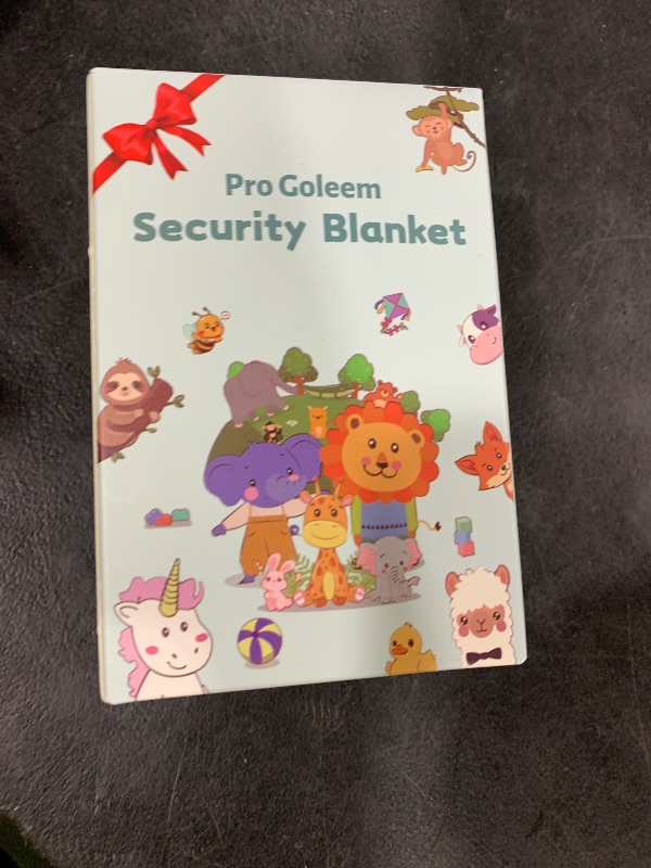 Photo 1 of Pro Goleem Elephant Security Blanket, Soft Lovey Unisex Lovie Baby Gifts for Newborn Boys and Girls Snuggle Toy Stuffed Animal Grey 16 Inch