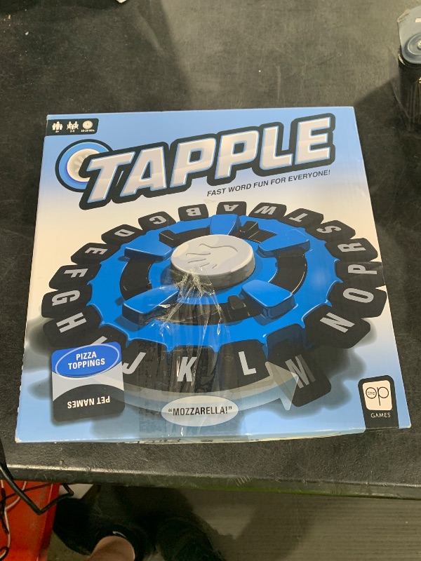 Photo 1 of The Original TAPPLE, The Fast-Paced Family Board Game, Choose a Category & Race Against the Timer to be the Last Player, Learning Word Game for Ages 8 & Up, 2-8 Players, 15-20 Minute Play Time