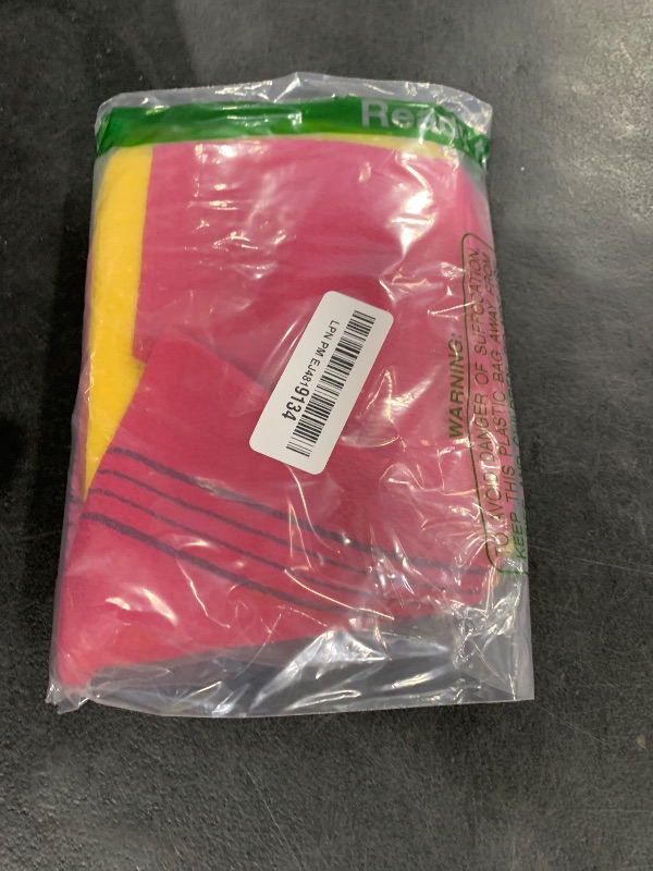 Photo 1 of 15 Pcs Korean Exfoliating Mitt, 95.5 in Gentle Scrub Mitt, Large Washcloth, Colorful Body Scrubber for Cleaning Skin, Reducing Dirt and Grease (5 Colors)