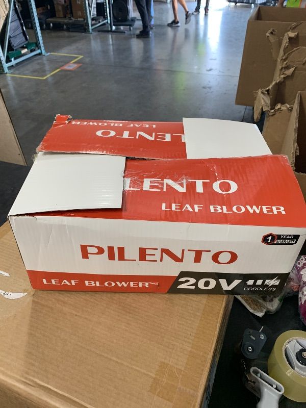Photo 2 of Leaf Blower Cordless with 2 x 4.0Ah Battery Operated and Fast Charger, 650CFM 280MPH Electric Leaf Blower, 3 Speed Mode, 20V Powered Handheld Blowers for Lawn Care, Blowing Leaves, Small Gravel, Green