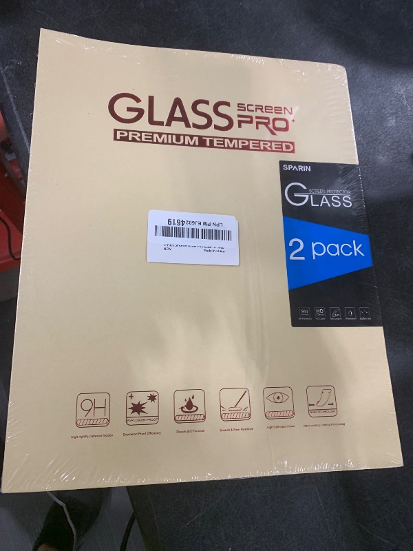 Photo 1 of SPARIN Screen Protector for iPad Air 13 Inch M3 2025 & M2 2024 (7th/6th Generation) & iPad Pro 13 Inch M4 7th Gen, Case Friendly/2 Pack Tempered Glass, Support Apple Pencil