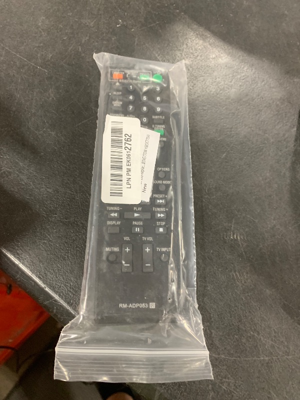 Photo 1 of RM-ADP053 Replace Remote fit for Sony Blu-ray DVD BDV-E870 BDV-E570 BDV-E470 BDV-E370 BDV-T57 BDV-T37 BDV-E770W HBD-E770W BDV-T77 BDVE870 BDVE570 BDVE470 BDVE370 BDVT57 BDVT37 BDVE770W HBDE770W