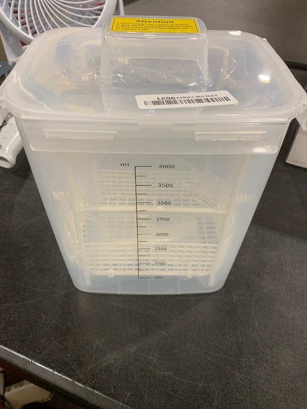 Photo 1 of ANYCUBIC Wash and Cure 3 Washing Bucket Kit, Including Washing Bucket, Washing Basket, Rotor, Original Replacement Parts