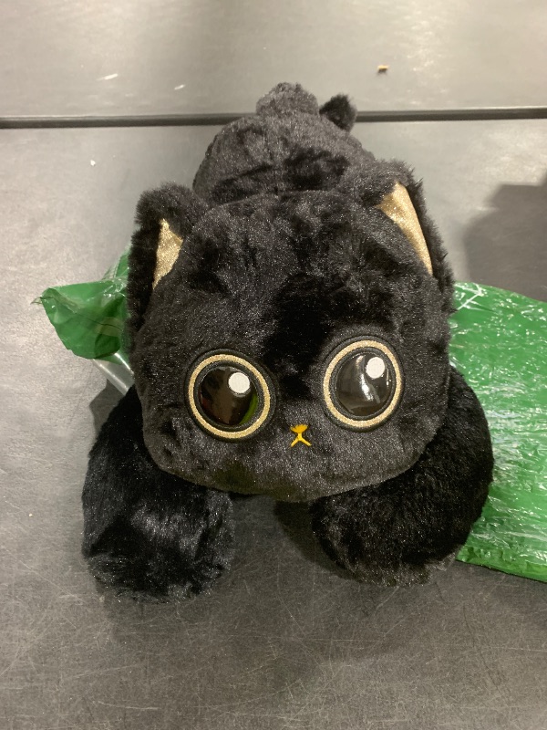 Photo 1 of black weighted stuffed animal