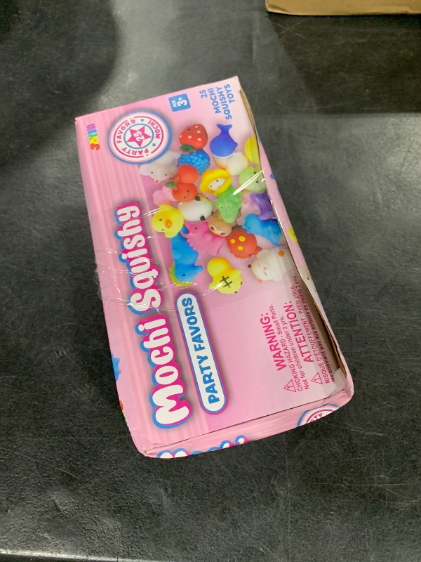 Photo 1 of JOYIN Mochi Squishy Toys Set, Random 25 Pack Mini Squishy Mochi, Party Favors for Kids, Kawaii Stress Relief Toys, Basket Stuffers, Goodie Bags Fillers, Birthday Gifts, Classroom Prizes
