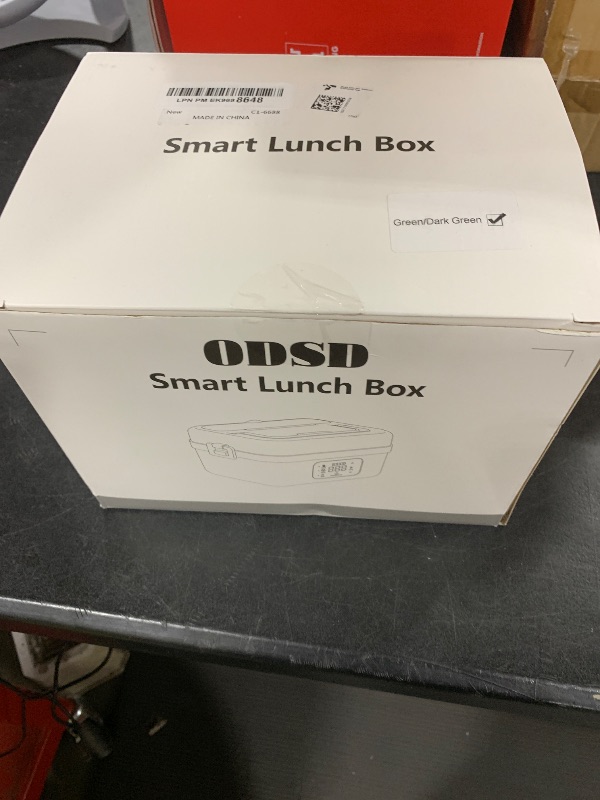 Photo 1 of ODSD Cordless Electric Lunch Box for Adults, 16000mAh Rechargeable Self-Heating Lunch Box Food Warmer with Timer & Adjustable Heating, 34oz/1L Container with Insulated Bag for Office Car Outdoor