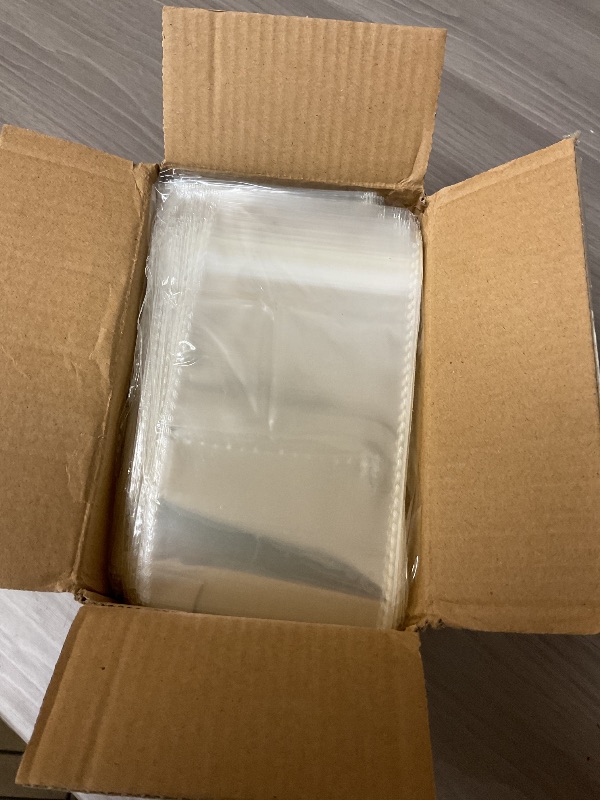 Photo 1 of Spartan Industrial - 5" X 7" (200 Count) Crystal Clear Resealable Cello Poly Bags for Jewelry, Cards, Envelopes & Treats - Self Seal & Reinforced