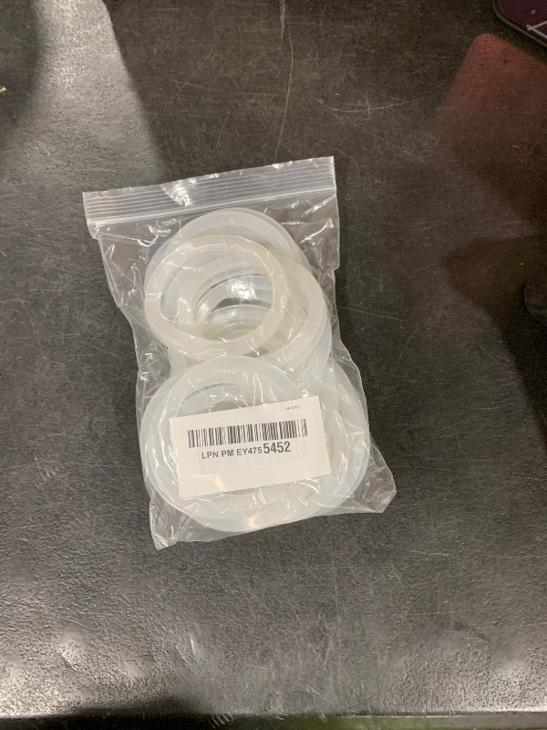 Photo 1 of WUWEOT 40 Pack Silicone Sealing Ring Gasket for Mason Jar Lids, Regular Mouth 2.8"/70mm Silicone Seal Replacement, Airtight Leak Proof Plastic Gaskets