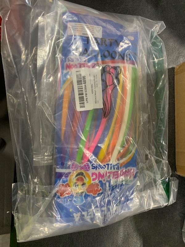 Photo 1 of 260 Balloons for Twisting Balloon Animal,Long Skinny LatexBalloons for Modelling,Magic Balloon Animal Kit for Weddings Birthdays Party decoration,100Pcs,Multi