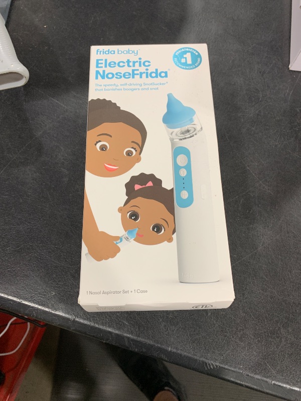 Photo 1 of Frida Baby Electric NoseFrida Nasal Aspirator for Baby, Nose Sucker for Baby & Toddler, Upgraded Nasal Aspirator for Congestion + Allergy Relief with 3 Suction Levels, 2 Silicone Tips, USB