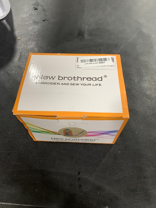 Photo 1 of New brothread 40 Colors Compatible with Brother Polyester Embroidery Machine Thread Kit 500M (550Y) Each Spool Compatible with Brother Babylock Janome Singer Pfaff Bernina Embroidery & Sewing Machine