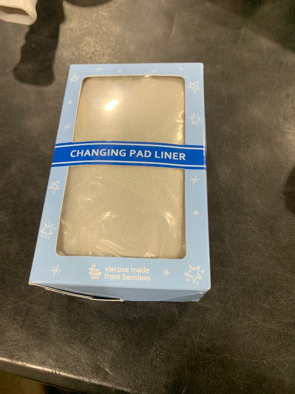 Photo 1 of Diaper Changing Pad Liner Non-Slip, Waterproof Terry Mat Changing Pad Cover Liner, Quilted Absorbent Bassinet Liners Washable, 3 Pack 13"x 26" Reusable Portable Changing Table Pad Grey