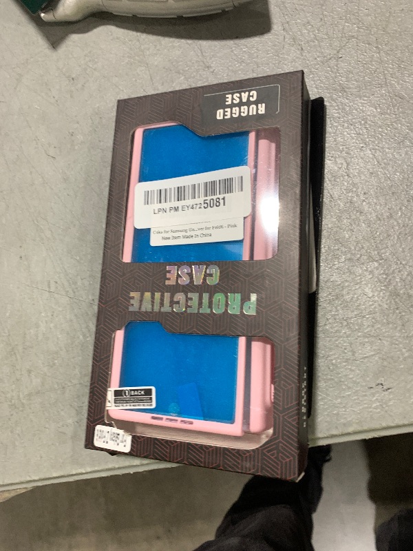 Photo 1 of Caka for Samsung Galaxy Z Fold 6 Case [Thinner S Pen Holder Slot] [Magnetic Charging] [Hinge Protection] [Built-in Screen Protector] Translucent Hard Shockproof Magnet Phone Cover for Fold6 - Pink