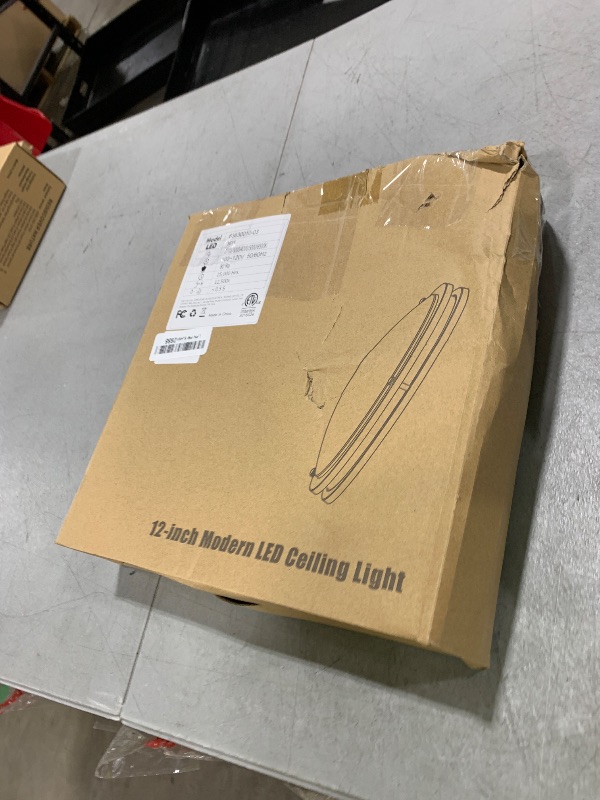Photo 1 of 36W LED Ceiling Lights for Bedroom Kitchen, 12 Inch 3600lm Super Bright Dimmable Gold Flush Mount Light Fixtures, 2700K/3000K/4000K/5000K/6500K Adjustable Modern Lamps for Hallway