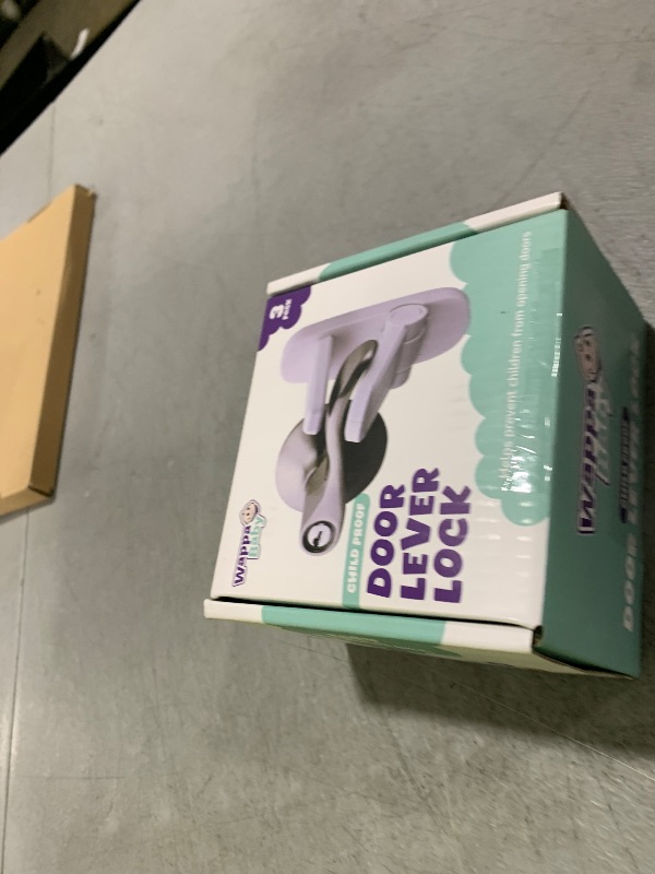 Photo 1 of Door Lever Lock (3 Pack) Prevents Toddlers from Opening Doors. 3.25" L * 1.5" W * 4.5" H Easy One Hand Operation for Adults. Durable ABS with 3M Adhesive Backing. Simple Install, No Tools Needed.