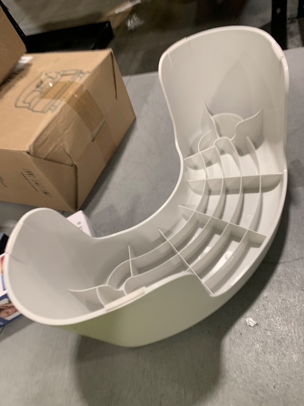 Photo 1 of TUSHY Arc Toilet Stool: Supports a Natural Comfortable Squatting Posture to Unkink Your Colon for Easier Bowel Movements | Sleek, Space-Saving Design with Smooth, Curved Shape for Foot Comfort, White