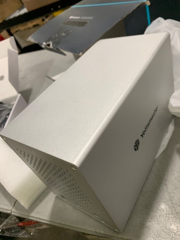 Photo 1 of Yottamaster 5 Bay External Hard Drive Enclosure, Aluminum USB3.0 3.5" HDD Enclosure for 3.5 & 2.5 Inch SATA HDD/SSD, Support 90TB(5x18TB) Direct Attached Storage DAS, Non-RAID [PS500U3]