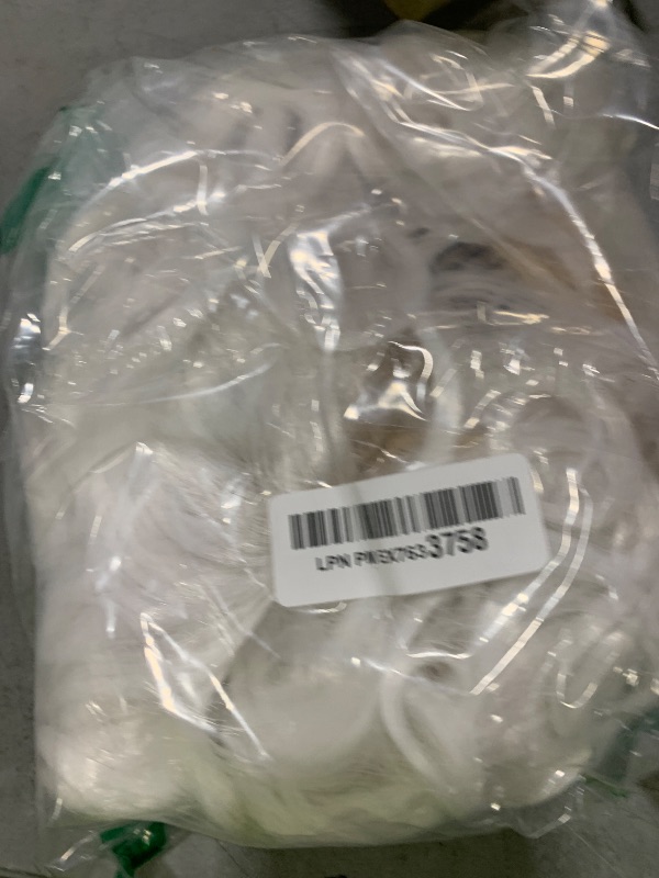Photo 1 of Lushy Wavy Short White Wig Heat Resistant Heavy Density Synthetic Lace Front Wig