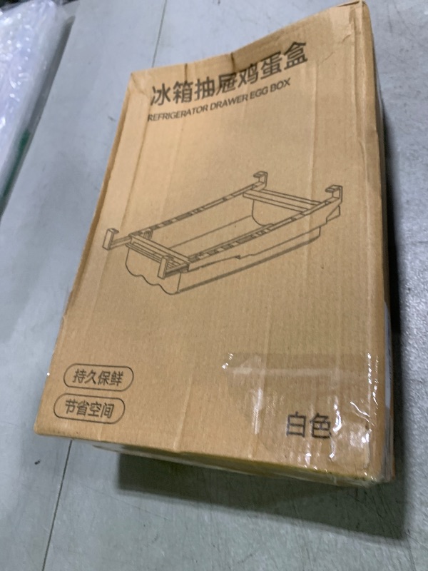 Photo 1 of Fridge Egg Drawer Organizer Holder Trays for Refrigerator Egg Container (1 Pack)