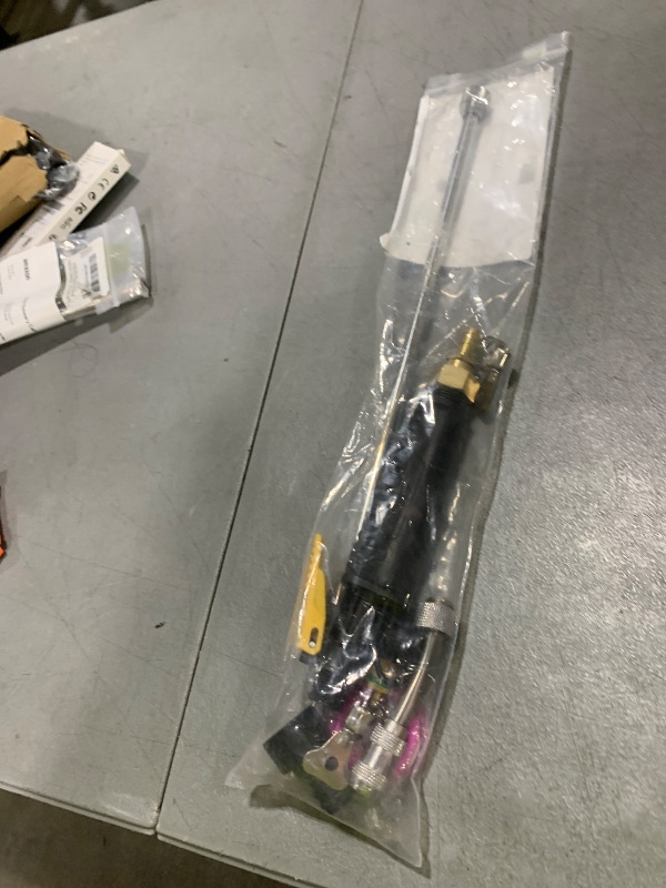 Photo 1 of 29'' Sprayer Wand Replacement, 1/4" & 3/8" Brass Barb Universal Stainless Sprayer Wand with Shut off Valve, Adjustable Watering Wand with 2 Hose Clamps & 1 Tape