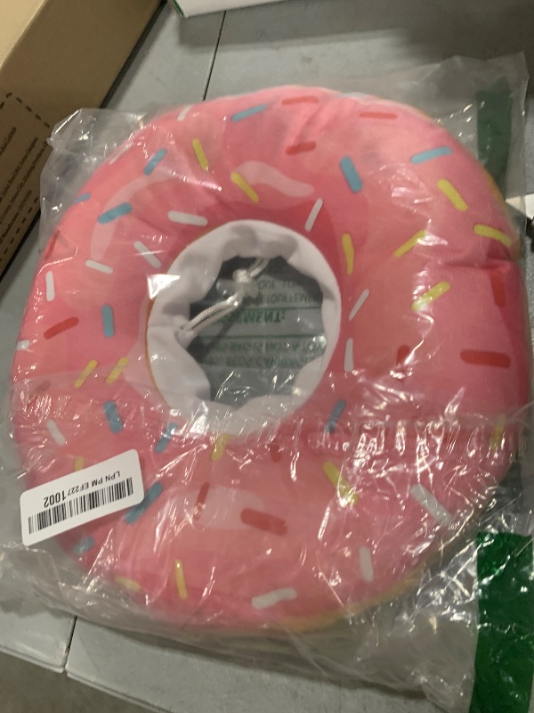 Photo 1 of Cat Cone Collar Soft, Cat Recovery Collar for Wound Healing Cute Donut Adjustable Cones to Stop Licking Comfortable Lightweight Neck Elizabethan for Kittens After Surgery