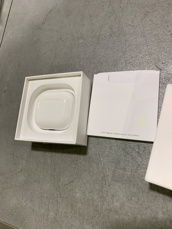 Photo 1 of One Missing - Apple AirPods 4 Wireless Earbuds, Bluetooth Headphones, Personalized Spatial Audio, Sweat and Water Resistant, USB-C Charging Case, H2 Chip, Up to 30 Hours of Battery Life, Effortless Setup for iPhone