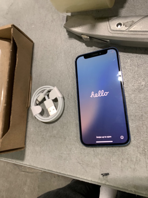 Photo 1 of Apple iPhone 12 Mini, 256GB, Blue - Unlocked (Renewed)