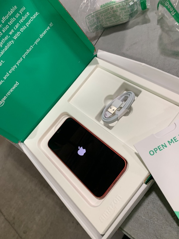 Photo 1 of Apple iPhone 12 Mini, 256GB, Red - Unlocked (Renewed Premium)