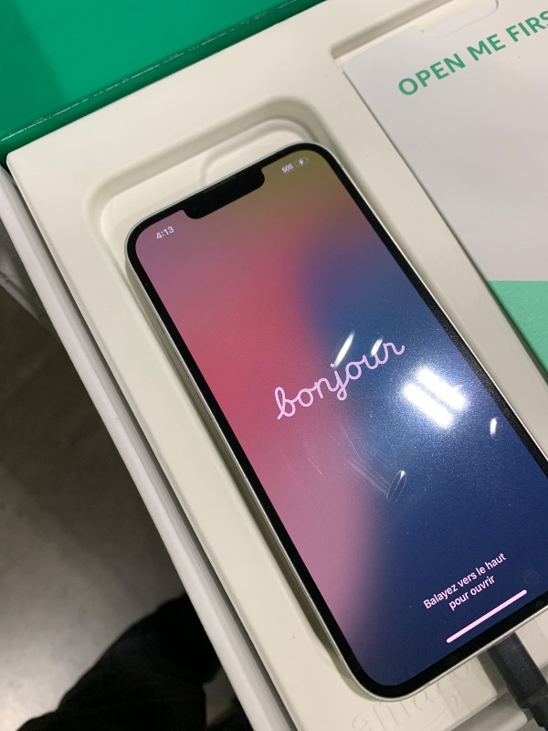 Photo 1 of Apple iPhone 13, 128GB, Starlight - Unlocked (Renewed Premium)