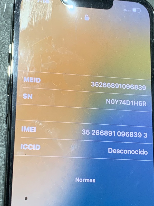 Photo 1 of Passcode Locked - Apple iPhone 13 Pro, 256GB, Graphite - (Renewed)