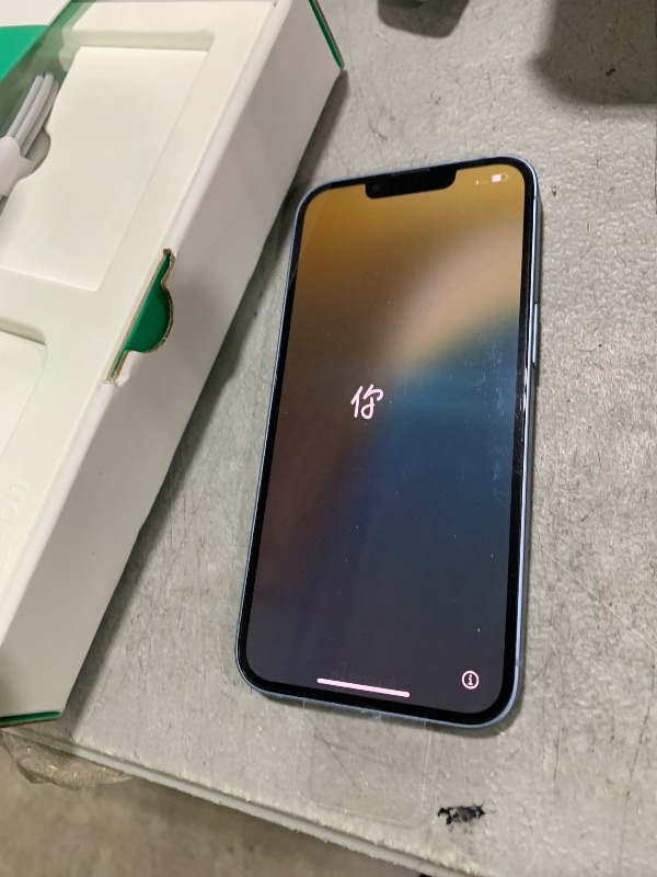 Photo 1 of Apple iPhone 14, 128GB, Blue - Unlocked (Renewed Premium)
