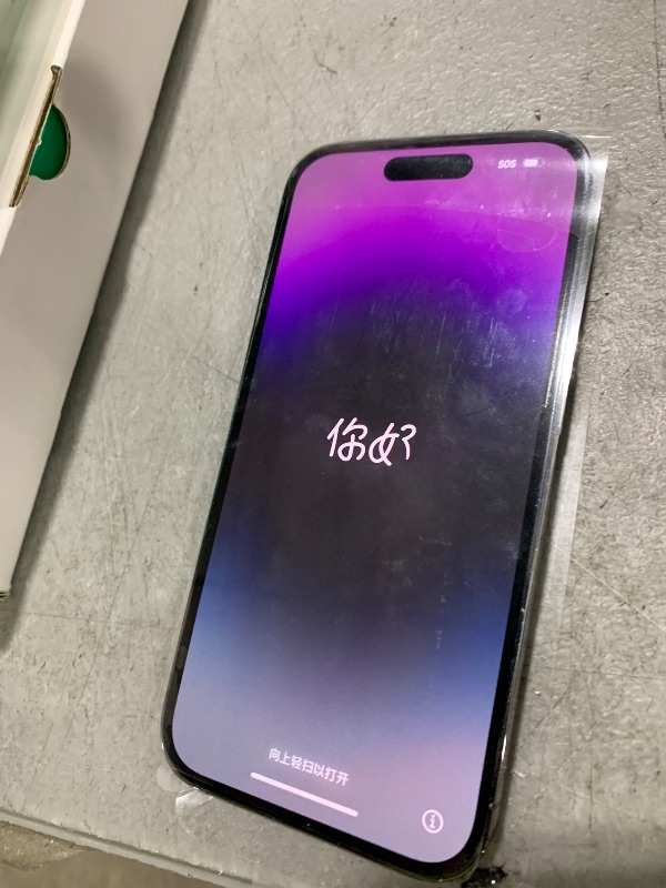 Photo 1 of Apple iPhone 14 Pro, 128GB, Deep Purple - Unlocked (Renewed Premium)