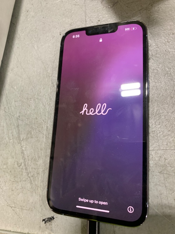 Photo 1 of Passcode Locked - Apple iPhone 13 Pro, 512GB, Sierra Blue - (Renewed)